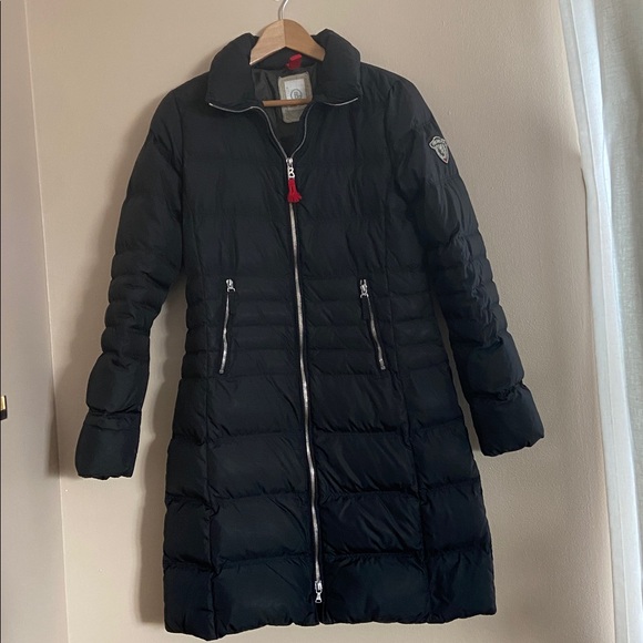 Bogner Fire + Ice Quilted Down Coat Black 600 Fill Size 6 Small - Picture 2 of 13